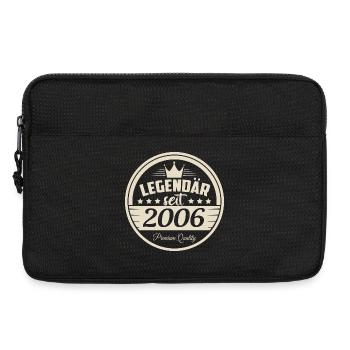 Legendär seit 2006 - Laptoptasche 13" - Schwarz - Vorne