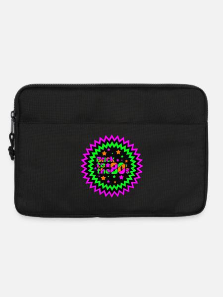 80er Party Retro Fun , Back to the 80s Star(25) - Laptoptasche 13" - Schwarz