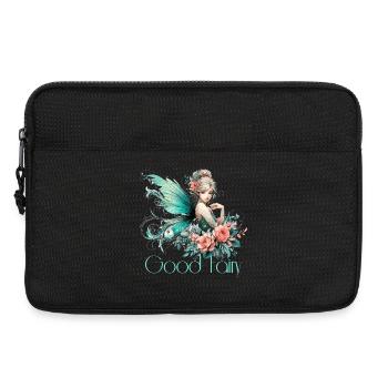 Cadeau de fée marraine - Sacoche pour ordinateur portable 13 pouces - noir - Devant
