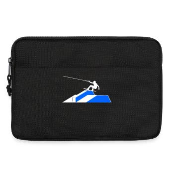 Wakeboard, Cascade, Kitesurfeur, Sports nautiques, Wakesurf - Sacoche pour ordinateur portable 13 pouces - noir - Devant