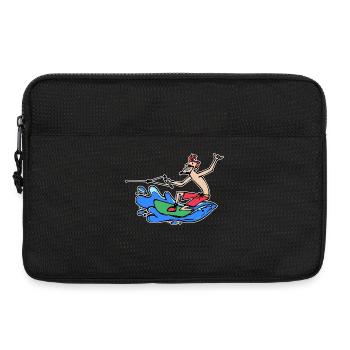 Wakesurf Sports nautiques Kitesurfer Surf Wakeboard - Sacoche pour ordinateur portable 13 pouces - noir - Devant