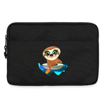 ENFANTS KAYAK CANOË PARESSEUX - Sacoche pour ordinateur portable 13 pouces - noir - Devant