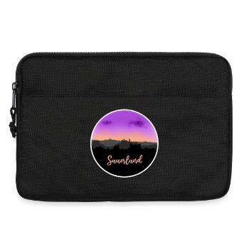 Sauerland Fineline Skyline - Laptop bag 13" - black - Front