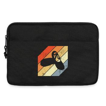 Ballettschuhe Vintage Look - Laptoptasche 13" - Schwarz - Vorne