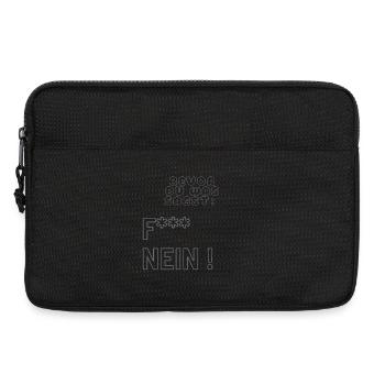 Avant de dire quoi - chemise - Sacoche pour ordinateur portable 13 pouces - noir - Devant