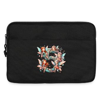 5 Jahre Fee Elfe Geburtstag Geschenk - Laptoptasche 13" - Schwarz - Vorne