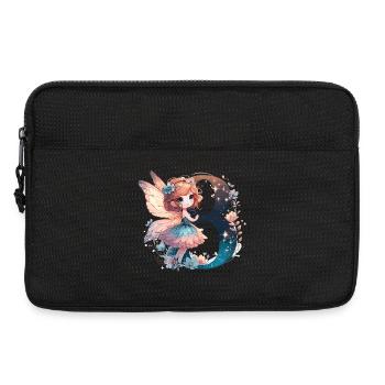 8 Jahre Fee Elfe Geburtstag Geschenk - Laptoptasche 13" - Schwarz - Vorne