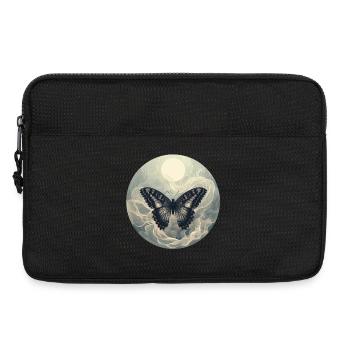 Tonalité papillon - Sacoche pour ordinateur portable 13 pouces - noir - Devant