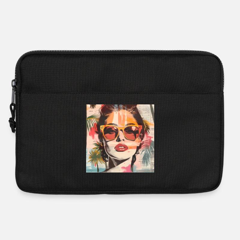 Summer Portrait - Laptop bag 13" - black
