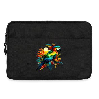 Papagei - Laptoptasche 13" - Schwarz - Vorne