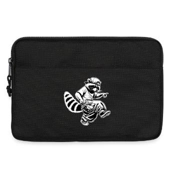 Hiphop Raccoon - Laptop bag 13" - black - Front