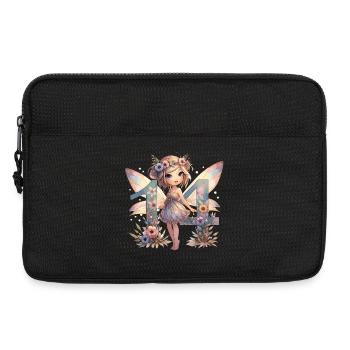 14 ans fée elfe mignon cadeau d’anniversaire - Sacoche pour ordinateur portable 13 pouces - noir - Devant