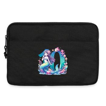 10 Years Mermaid Sweet Birthday Gift - Laptop bag 13" - black - Front