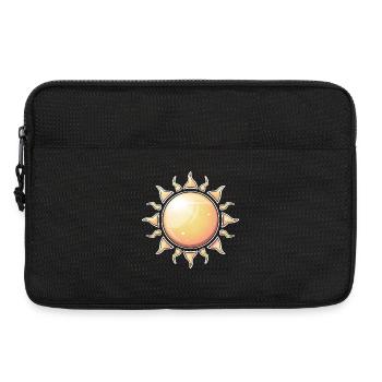 Strahlender Sonnenschliff Natur Design - Laptoptasche 13" - Schwarz - Vorne