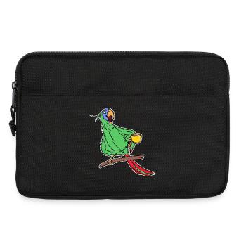 Papagei Vogel Tier Haustier Tropisch Zootiere - Laptoptasche 13" - Schwarz - Vorne
