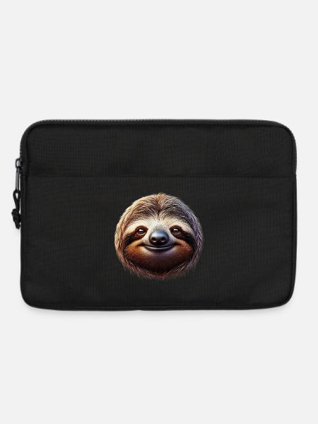 Faultier - Laptoptasche 13" - Schwarz