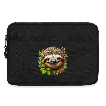 Faultier - Laptoptasche 13" - Schwarz - Vorne