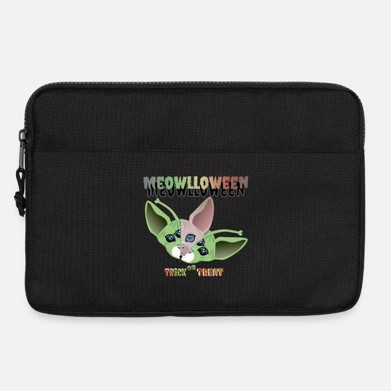 Sphinx Katze Alien Maske - Laptoptasche 13" - Schwarz