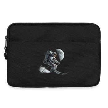 Astronaut Skier - Laptop bag 13" - black - Front