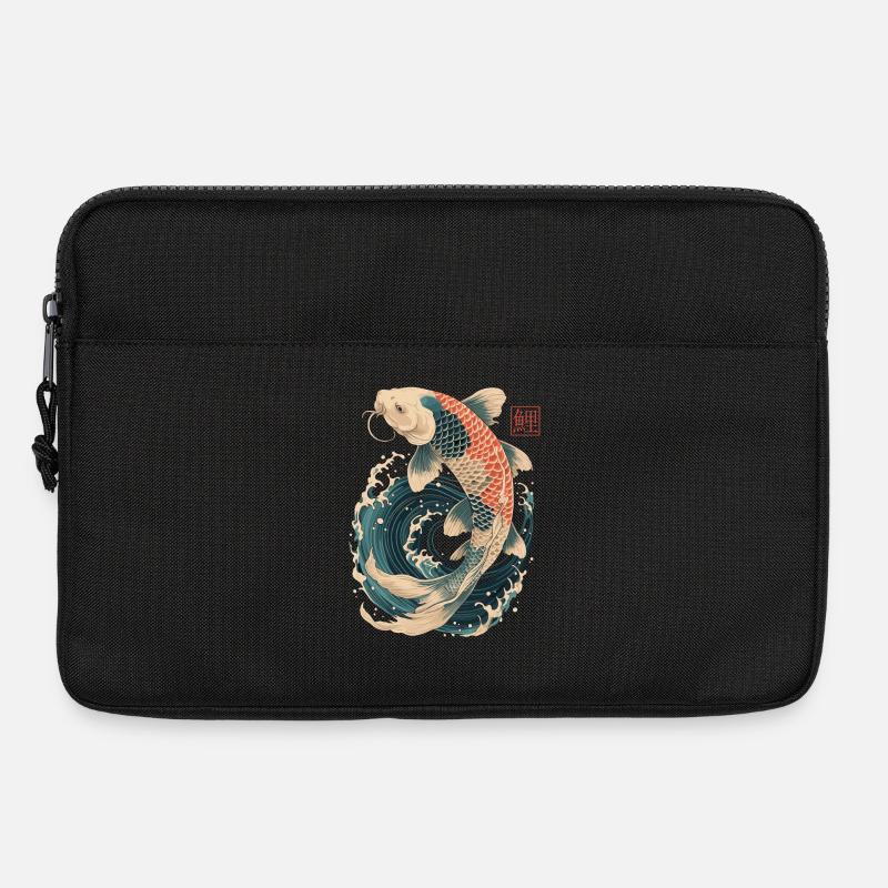Koi Carp - Laptop bag 13" - black