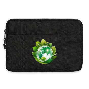 Planet Erde, Mutter Natur - Laptoptasche 13" - Schwarz - Vorne