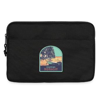 Paradis sur Terre : Boracay, Philippines - Sacoche pour ordinateur portable 13 pouces - noir - Devant