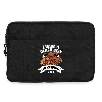 Woodwork Woodwork Wood Lumberjack Statement - Laptop bag 13" - black - Front