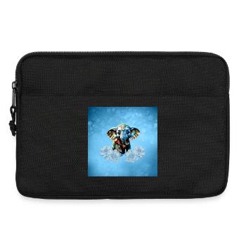 Niedlicher kleiner Elefant mit Fee, beste Freunde - Laptoptasche 13" - Schwarz - Vorne