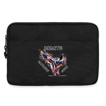Karate Mawashi Geri - Laptoptasche 13" - Schwarz - Vorne