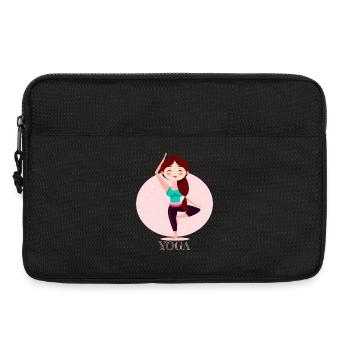 Yoga Girl - Sacoche pour ordinateur portable 13 pouces - noir - Devant