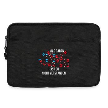Was daran hast du nicht verstanden - Laptoptasche 13" - Schwarz - Vorne