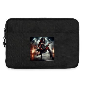 L’essence du heavy metal - Sacoche pour ordinateur portable 13 pouces - noir - Devant