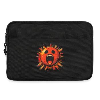 Spooky Bowling Ball - Laptop bag 13" - black - Front