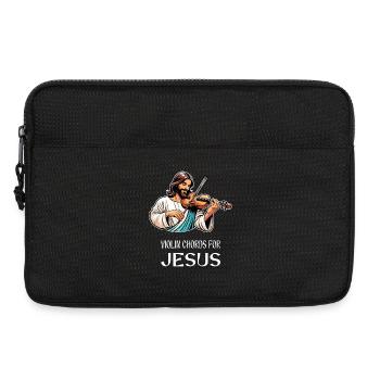 Violinen Akkorde für Jesus Christlicher Gott - Laptoptasche 13" - Schwarz - Vorne