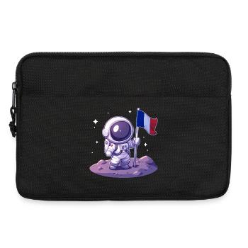 Astronaute Français - Sacoche pour ordinateur portable 13 pouces - noir - Devant