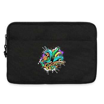 Art Graffiti Street Art Wildstyle Sprayer - Laptop bag 13" - black - Front
