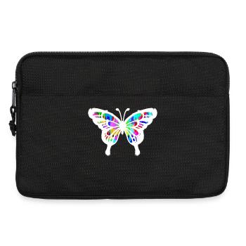 Butterfly Street Art Graffiti Street Art - Laptop bag 13" - black - Front