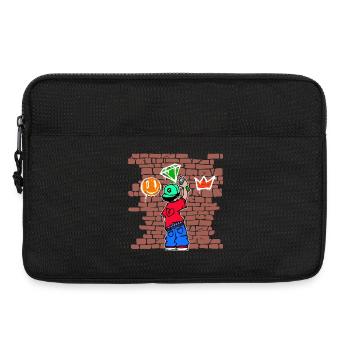 Street Art Sketch Urban Spraydose Graffiti Kunst - Laptoptasche 13" - Schwarz - Vorne