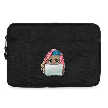 Vibrant Reva Prisma working Girl Design - Laptop bag 13" - black - Front