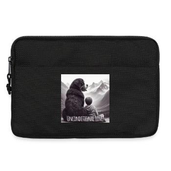 Bouvier bernois - Sacoche pour ordinateur portable 13 pouces - noir - Devant