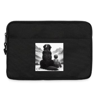 Bouvier bernois - Sacoche pour ordinateur portable 13 pouces - noir - Devant