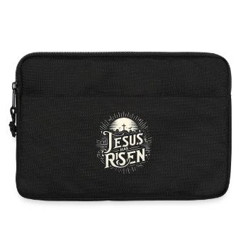 Jésus est ressuscité. - Sacoche pour ordinateur portable 13 pouces - noir - Devant