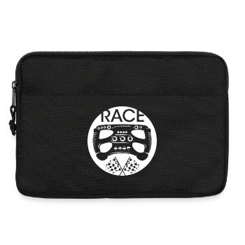 Race Lenkrad Formula Logo Rennsport Cup Serie - Laptoptasche 13" - Schwarz - Vorne