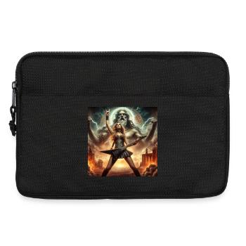 Le pouvoir de Zeus dans le heavy metal - Sacoche pour ordinateur portable 13 pouces - noir - Devant