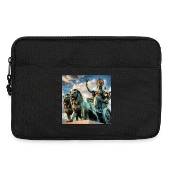 Göttin Kybele - Laptoptasche 13" - Schwarz - Vorne
