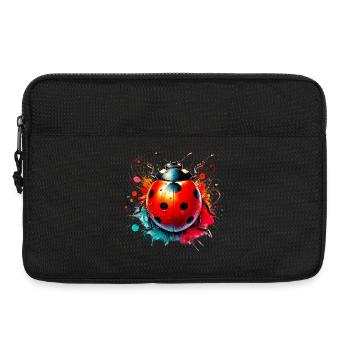 Marienkäfer - Laptoptasche 13" - Schwarz - Vorne