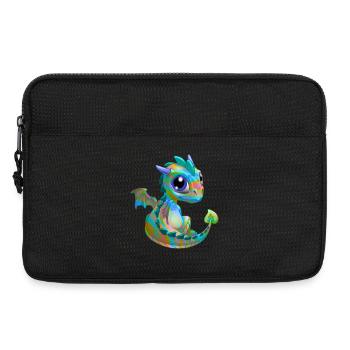 Baby Dragon Psy| Cute Psy Baby Dragon - Laptop bag 13" - black - Front