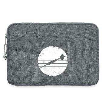 Dartpfeil Skizze - Laptoptasche 13" - Grau meliert - Vorne