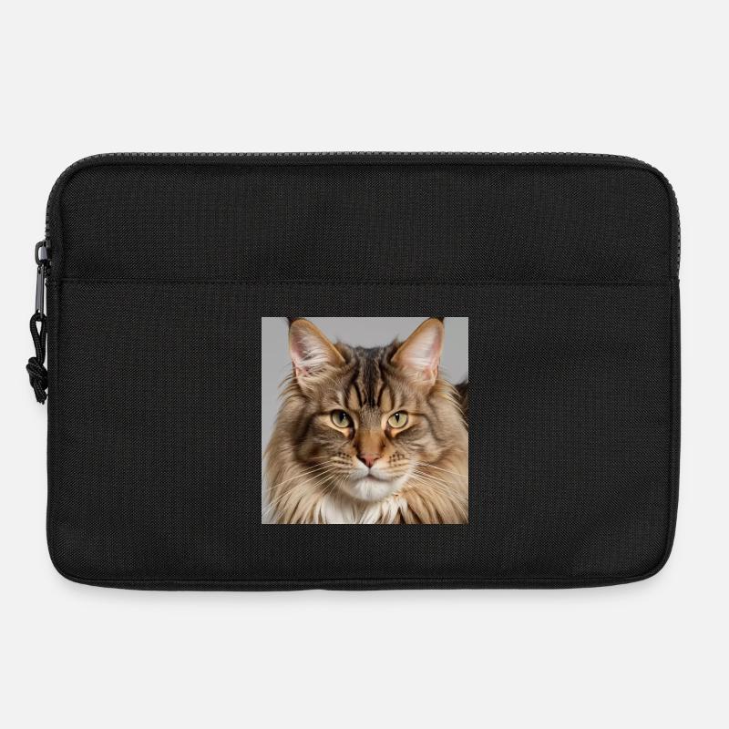 Maine Coon, die Raubkatze - Laptoptasche 13" - Schwarz
