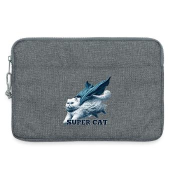 Super Cat Persian White Persian Cat Gift - Laptop bag 13" - heather grey - Front
